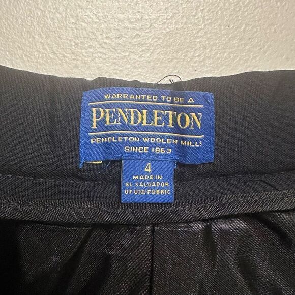 Pendleton black wool pants 4 - Picture 2 of 9